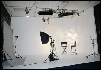 Studios filming / set 